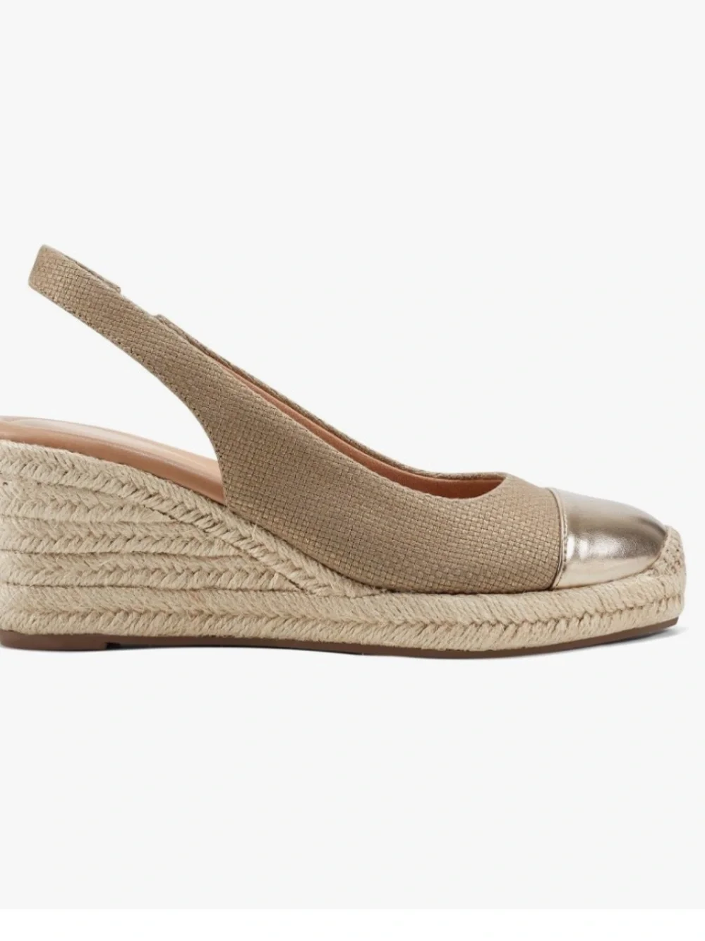NWOB Easy Spirit Margie Slip On Espadrilles wedge Sandals size 8.5 M